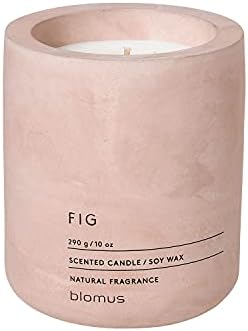 Blomus Fraga Scented Candle Withered Rose L Soy Wax Concrete