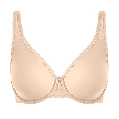 Wacoal womens Basic Beauty Full Figure Underwire bras, Sand, 36DDD US - Image 4