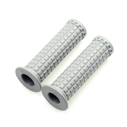 Poignées en caoutchouc moto 22mm grises pour Kawasaki Z250 Z650