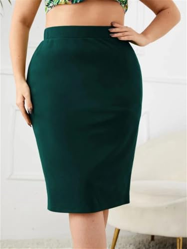 Solid Party Bodycon Skirt Women High Waist Office Ladies Slim Midi Skirts4