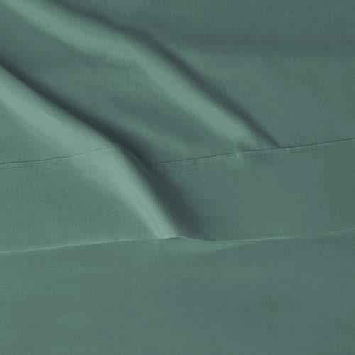 Image of Amazon Basics Lightweight Super Soft Easy Care Wrinkle Free Microfiber 3 Piece Bed Sheet Set with 14-Inch Deep Pockets, Twin, Emerald Green, Solid, Kids, Men & Women Bedding (Pack of 4)