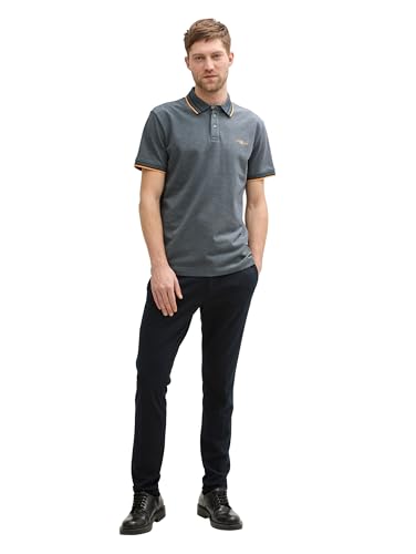 Tom Tailor Slim Fit T-Shirt mit Stretch-Anteil, White, M – Ansicht 6