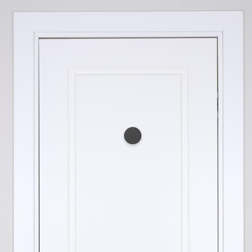 Placa de cubierta de cerrojo Gadpiparty en acero inoxidable gris compatible con varias puertas 8