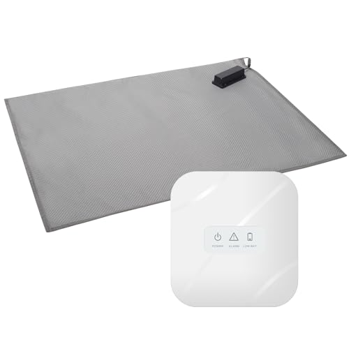briidea Wireless Floor Alarm Mats for Remote Monitoring of Elderly Sleepwalkers Helping You Care for Your Loved Ones Ensuring You Have Restful Nights Floor mat Size 21 x 29