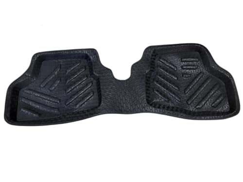 Image of Premium 4D Bucket Car Floor Foot Mats for Tata Punch, Polyutherine Material, Color: Black, Waterproof, Set of 3 Pieces