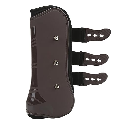 Evita lesiones con botas para patas de caballo ajustables protector de tendón de neopreno 4