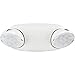 Global Industrial 2 Head LED Emergency Light Adjustable Optics Ni-Cad Battery Backup