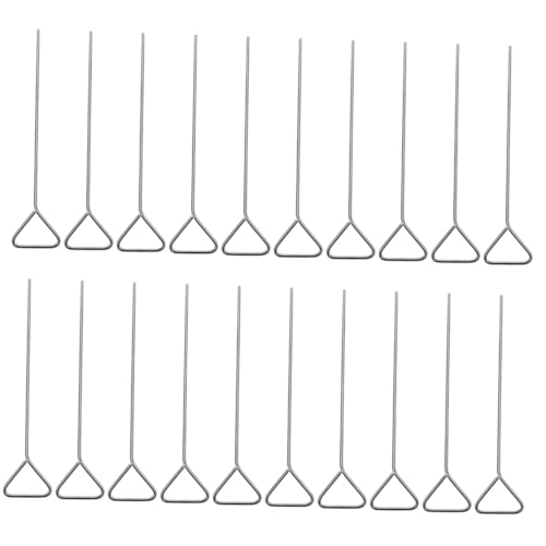 NAMOARLY 20 Pcs Stainless Steel Coating Rod Agar Cell Spreaders Laboratories Tools Steel Spreader Stands Spreaderbar Epandeur Boom Pole Cell Spreader Bars Laboratory Tool Glue Spreaders Kit