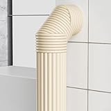 Isolierhülse für Wasserleitungen, 20 x 200 cm, Thermoschaum-Rohrumwicklung für den Außenbereich, Frostschutz, wetterfest, isolierter Schlauch für Haus, Garten, Beige