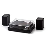 MIT BLUETOOTH VERBINDUNG: Mit unserem Bluetooth-Plattenspieler kannst du einfach eine Verbindung herstellen und Musik genießen. Spiele deine Songs von deinem Smartphone, MP3-Player, Tablet oder einem anderen Bluetooth-fähigen Audiogerät ab.
