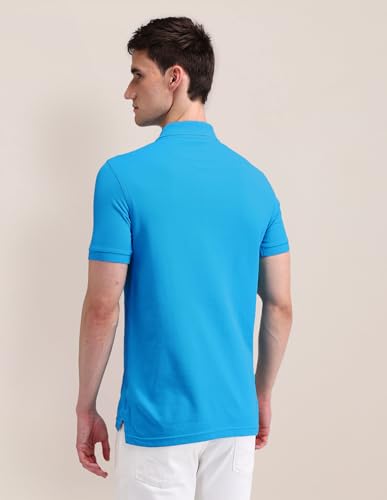 Image of U.S. POLO ASSN. Men's Printed Round Neck Half Sleeve Casual Cotton Regular 1665 T-Shirts (UDTSH2240)