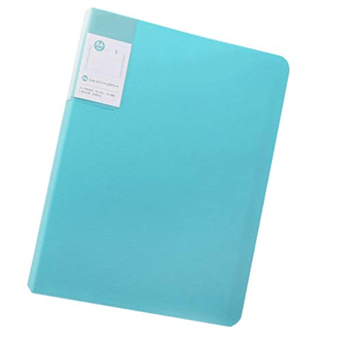 ZLZ-folder Office Supplies A4 Double Strong Clip Information Folder Insert Book Function Single Clip Multi-Layer File Bag Information Book Storage Box Student Information Book Plastic File Folder Set