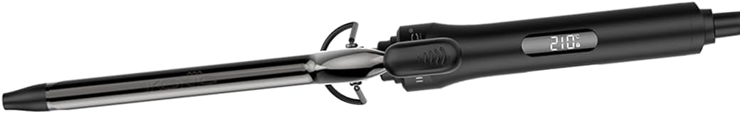 - CURLING TONG- 16MM (BLACK) Hair Curler with 8 inch Ceramic Barrel, Heat Ready Indicator, Comfortable Rubber Grip, Safety Stand and Salon Length Swivel Cord for quick Salon like finish