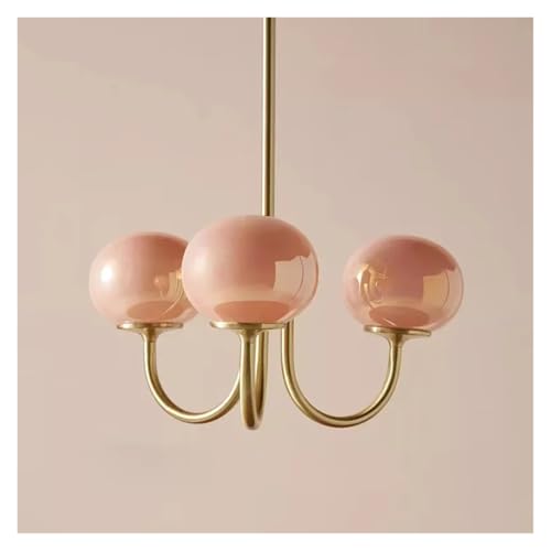 Lustre en verre moderne français pour éclairer une chambre sombre et froide
