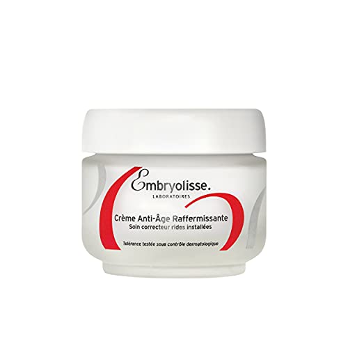 Embryolisse Anti-Aging Firming Cream with Collagen and Hyaluronic Acid Moisturizer - Age 40+ - 1.69 Fl.oz. - Paraben-Free - Anti-Wrinkle & Skin Firming Cream for Face Daily Use. Made in France