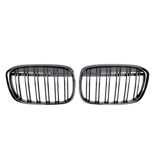 Rejillas parachoques delantero X1 F48 F49 2016-2019, rejilla riñón frontal negro brillo