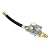 ETERMETA Natural Gas Conversion Kit Regulator Compatible with Kitchen Aid 710-0003 Gas Grill with Hose 1/2" Male Flare Fitting Replace 3030 CNG 4.0" & LP 10"