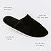 Modlux Spa Slippers - 12 Pairs of Cotton Velvet Closed Toe Hotel Slippers – Thick, Soft, Non-Slip, Disposable Slippers for Guests– 6 Medium and 6 Large - Home, Hotel, or Commercial Use