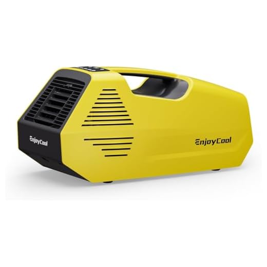 EnjoyCool Portable Air Conditioner - Air Conditioning Unit with 240W Low Power Consumption, Portable AC for Outdoor Tent Camping/RVs or Home Use