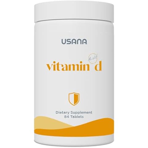 USANA Vitamin D Maximum-Strength 2,000 IU Vitamin D Supplement to Support an Already Healthy Immune System* - 84 Tablets Cover