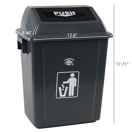 Caneca de Basura Pequeña de 5 Galones con Tapa Basculante miniatura 3