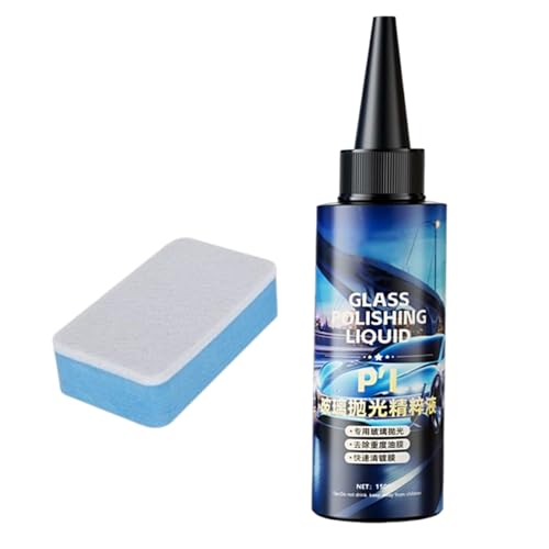 Limpiador de película de de vidrio, pasta de pulido de 150 ml, blanqueador de la superficie del vehículo, gel restaurador sin rayas, herramienta versátil para el cuidado del coche, para el