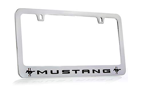 Mustang Chrome License Plate Frame