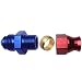 Aluminum -6AN Male to 3/8" Tubing Adapter Fuel Hardline Tube Fitting, 6 AN Flare to 3/8 inch Hard Line Connector
