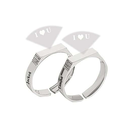 Bague en argent sterling S925 personnalisée Bague Cover
