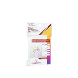 Gamegenic - Protège-Cartes (Sleeves) - 44 x 68 mm Mini EU Matte Sleeves - Sachet de 50 (Rouge)