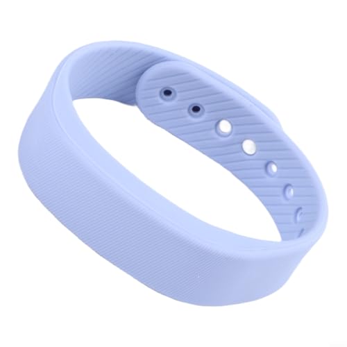 Reloj despertador basado en vibraciones con cronómetro, temporizador, visualización de fecha, seguimiento del sueño, conteo de pasos y protección IP65 (azul)