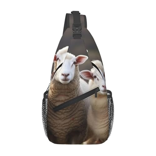Bolso de pecho cruzado para hombre bolso de hombro miniatura 1