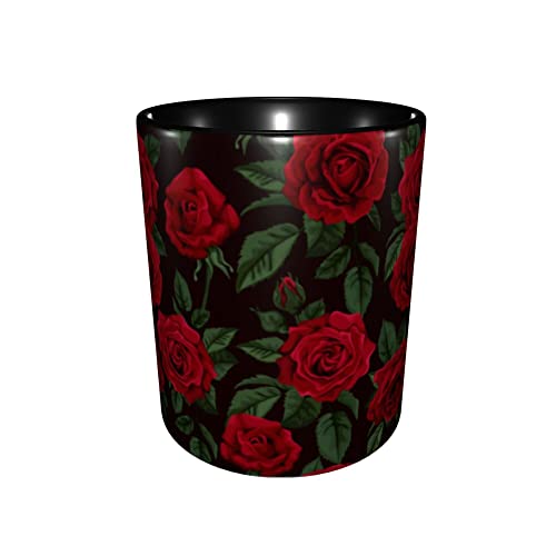Fylybois Rose Coffee Mug For Women Men 11 Ounce Ceramic Tea Coffee Mugs Drinking Water Cup Microwave Applicable Gifts For Home Office Travel #TOP1