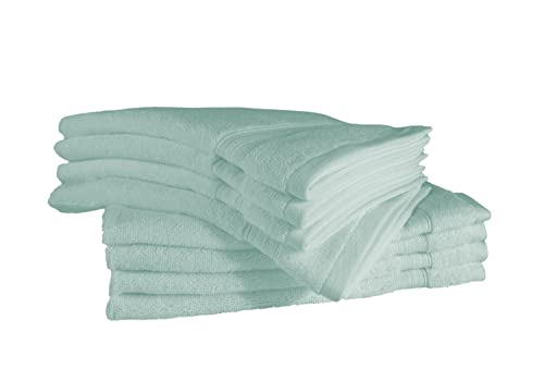 Bennett & Shea Home 8-Piece Luxury Hand Towels, Odor Resistant, 16 x 28 Premium Hand Towels for Bathroom, Highly Absorbent and Quick Dry Bath Towels, Extra Soft Towel Set, Harbor Grey