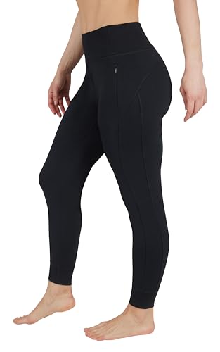 90 Degree By Reflex Womens Jogger Pants Athletic High Waisted Running Sweatpants Workout Jogger with Zippered Pockets