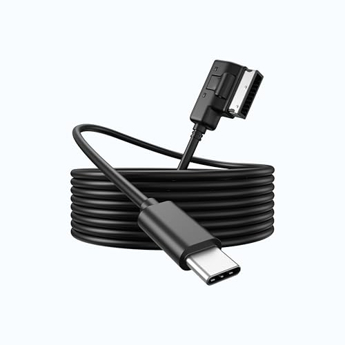 USB-C to AMI MMI Aux Cable for iPhone 16 / iPhone 15 and Other Type C Devices, Compatible with VW, Audi A3/A4/A5/A6/A7/A8/S4/S6/S8/Q5/Q7/R8/TT 2011-2016(3.3FT)