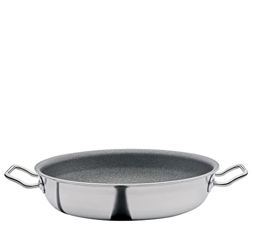 Spring Vulcano Intense Pro Padella XL | bordo alto 7 cm | Ø 24 cm | antiaderente con cristalli di rocca svizzeri | antigraffio, per utensili da cucina in metallo | per tutti i piani cottura