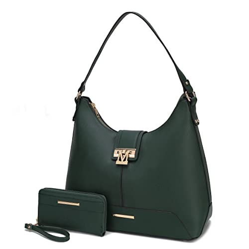 Image of MKF Collection Hobo Bag for Women & Wristlet Wallet Set, Vegan Leather Handbag Purse Set, Shoulder bags by Mia K