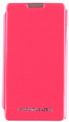 Mercury Goospery Leather Wallet Case [Techno Flip Cover] Premium Flip Cover Case w/ Card Slot - Ultra Slim Fit Leather Diary Case For LG Optimus F7 US780 LG870 T-Mobile (Pink)