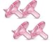 Philips AVENT Soothie Pacifier, 3+ Months, Pink/4 Pack, SCF192/47