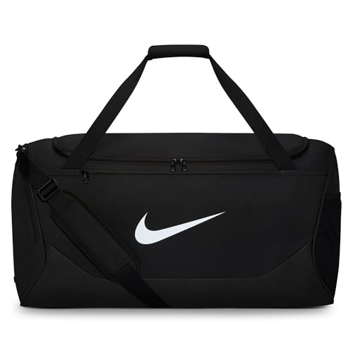 Nike Brasilia Duffel Bag (Large) Black/Black/White MISC