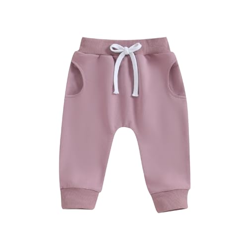 Image of Toddler Baby Boy Girl Checkerboard Plaid Pants Elastic Waist Casual Trousers Spring Summer Fall Winter Long Pants