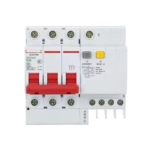 Disjoncteur protection fuites interrupteur air 3P+N 20A 32A 40A