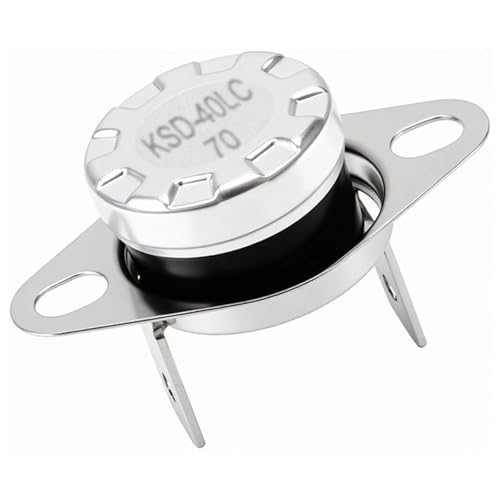 Image of KSD-40LC 70 Normally Closed Thermostat Thermal Fuse Switch, Compatible with GE Microwave