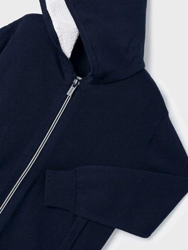 Mayoral Knitting Pullover with Hood for Boys Navy3