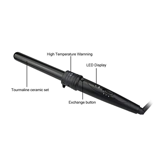 image for Gugrida 3 In1 Hair Curlers Care Styling Curling Iron Wand Interchangea