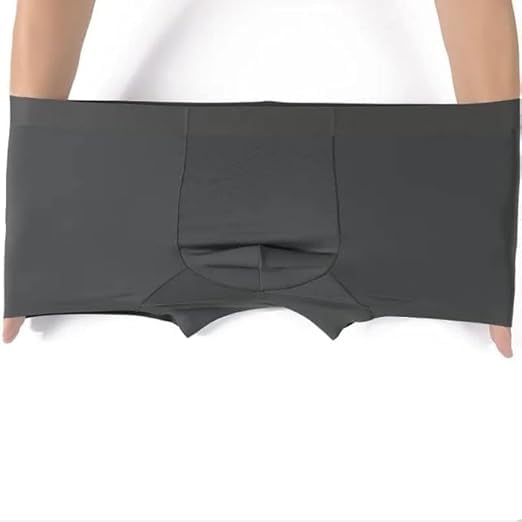Image of Men's Ice Silk Boxer Briefs - Seamless, Breathable, Ultra-Thin Trunks | Moisture Wicking & Anti-Chafing Men's Underwear | Quick-Dry Cooling Fabric | Multi-Color Pack of 3