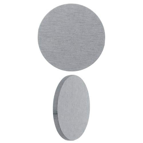 PATIKIL 2Pcs Diatomite Coasters, 3.9" Round Instant Drying Water Absorbing Stone Tray Diatomaceous Coasters Set of 2 for Desk Cups Drinks Cosmetic Bottles Soap, Green