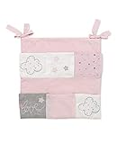 Pirulos Globo - Mural de cuna, 39 x 48 cm, color blanco y ro