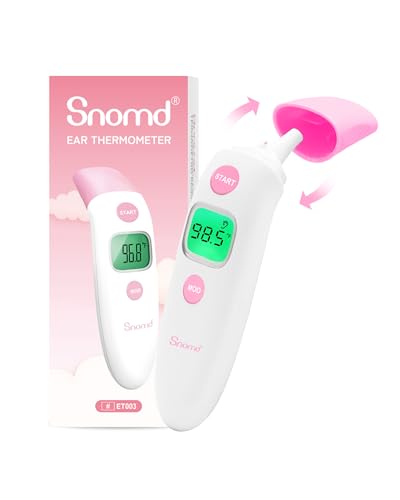 Thermomètre auriculaire et frontal 3 en 1 pour calmer l'angoisse des mamans